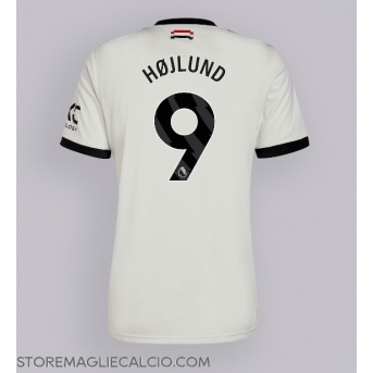 Manchester United Rasmus Hojlund #9 Maglia Gara Terza Repliche 2024-25